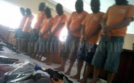8 Tersangka Kasus Kriminalitas Diringkus Polisi Sleman