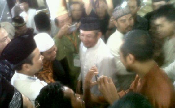 Abraham Hadiri Syawalan KPPSI di Masjid Raya