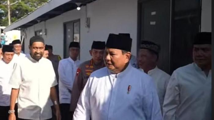 Aceh Tamiang Prabowo Subianto menggelar halalbihalal