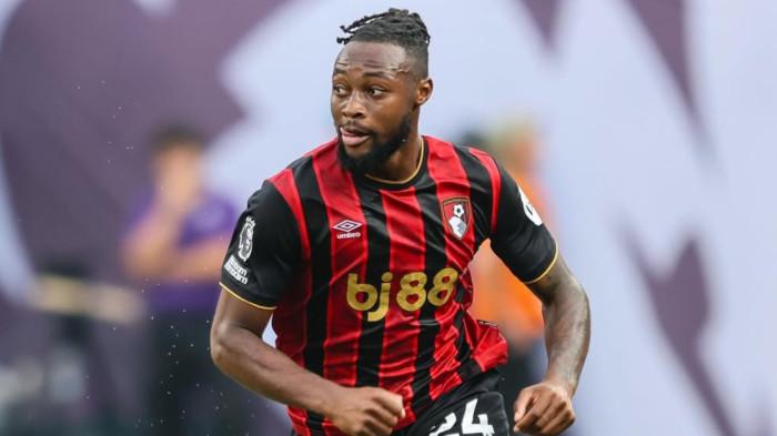 PEMAIN BOURNEMOUTH - Aksi Antoine Semenyo saat membela AFC Bournemouth.