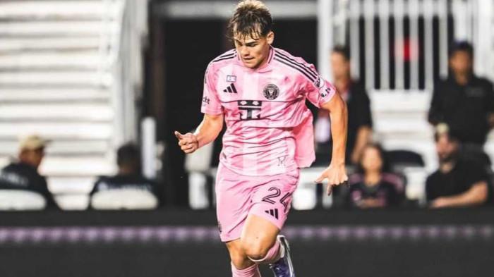 Aksi Mateo Silvetti saat membela klub MLS, Inter Miami
