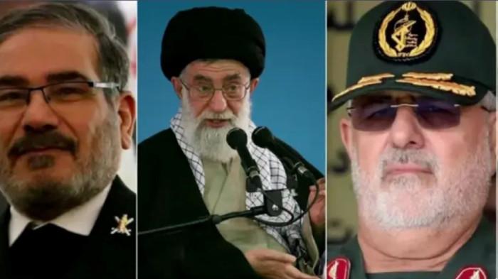 DIBOM AS-ISRAEL - Kolase foto para pemimpin Iran yang tewas dalam serangan pengeboman Amerika dan Israel pada Sabtu (28/2/2026). Pemimpin Tertinggi Iran, Ali Khamenei dilaporkan tewas dalam serangan yang belum pernah terjadi sebelumnya yang dilancarkan oleh Amerika Serikat dan Israel terhadap Iran. Iran membalas dengan menargetkan Israel dan beberapa negara Arab, sementara Garda Revolusi bersumpah akan memberikan 