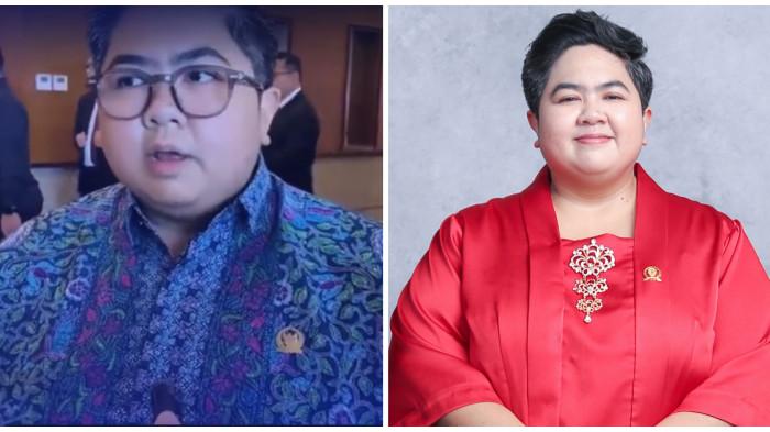 DITANYA WARTAWAN - (Kiri) Ananda Emira Moeis tampak gugup dan bingung ketika menjawab pertanyaan dari wartawan mengenai kasus kapal tongkang yang menabrak Jembatan Mahakam Ulu (Mahulu) di Kota Samarinda, Kaltim.