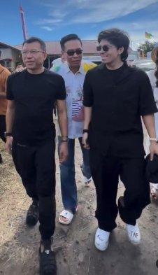 Anang Benny Laos dan Atta Halilintar dalam sebuah kegiatan bersama