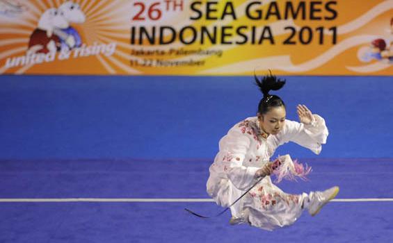 Tim Wushu Indonesia Nyaris Lampaui Target Emas