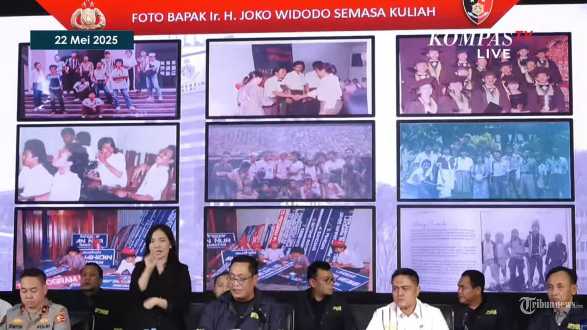 Dirtipidum Bareskrim Polri Brigjen Djuhandhani Rahardjo Puro menyampaikan hasil uji labfor ijazah Jokowi, saat konferensi pers di Mabes Polri, Jakarta Selatan, Kamis (22/5/2025). Hasil uji labfor ijazah Jokowi dinyatakan keaslian dokumennya, dari hasil pengecekan berdasarkan dari bahan kertas; pengaman kertas; bahan cetak; tinta tulisan tangan; cap stempel; dan tinta tanda tangan dari dekan dan rektor.; 