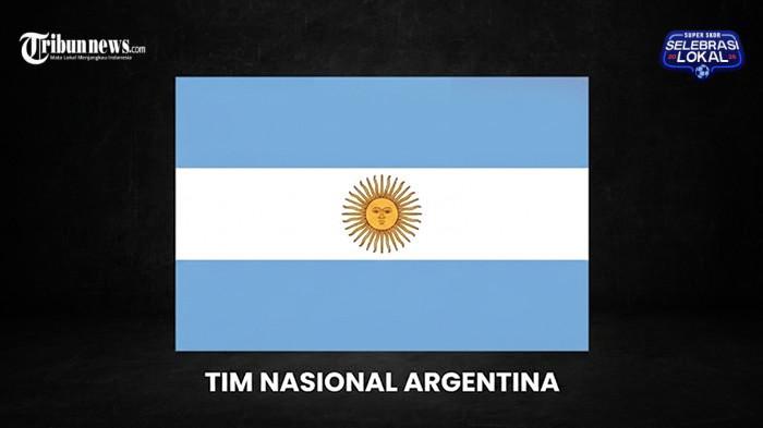 BENDERA TIMNAS ARGENTINA - Ilustrasi bendera Timnas Argentina di Piala Dunia 2026.