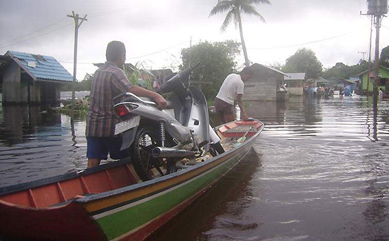 Banjir di Kutai Kalimantan Timur, 2.477 Unit Rumah Terdampak, 1.000 Jiwa Mengungsi