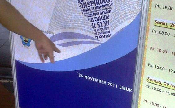 Pengunjung Kecewa Book Fair Tutup