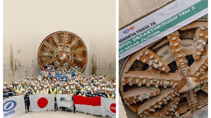 STASIUN SUSUN - PT MRT Jakarta (Perseroda) kembali menyelesaikan pembangunan terowongan kedua yang menghubungkan kedua stasiun tersebut pada akhir September 2025 dengan menggunakan TBM 2. Sebelumnya, mesin bor terowongan (tunnel boring machine/TBM) 1 selesai membangun terowongan kereta terdalam pertama yang menghubungkan Stasiun Harmoni dan Sawah Besar pada akhir Agustus 2025 lalu.