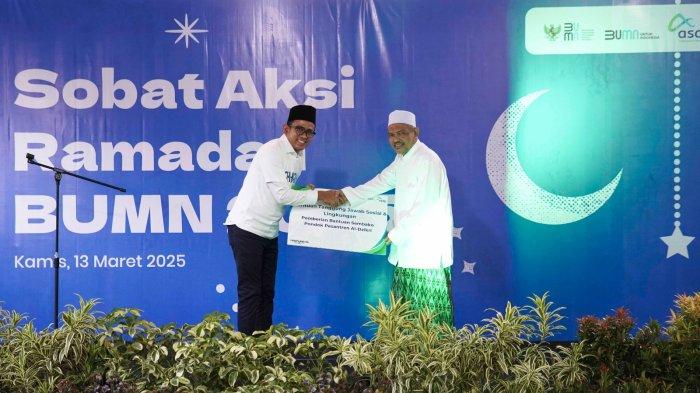 Dukung SDGs, ASDP Salurkan Sembako ke Ponpes di Serang Banten