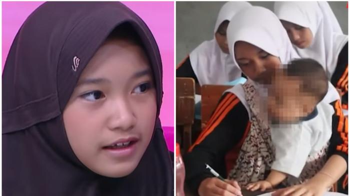 Cerita Haru di Balik Viralnya Zulfa Siswi SMP Sekolah Sambil Asuh Adiknya di Garut