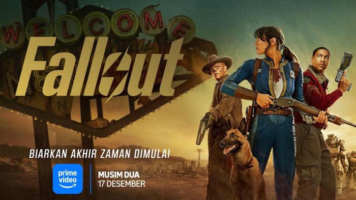 SERIAL PRIME VIDEO - Cover poster Fallout 2 diunduh dari rilis Prime Video, Rabu (19/11/2025).