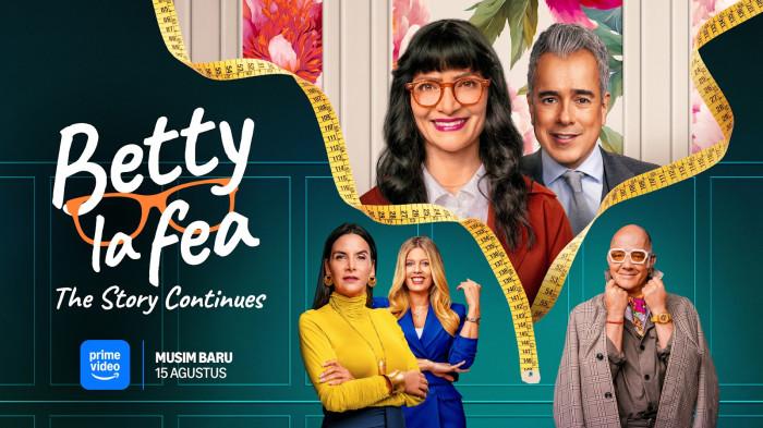 Cuplikan adegan serial Betty La Fea – La Historia Continúa Season 2 diunduh dari dirilis Prime Video