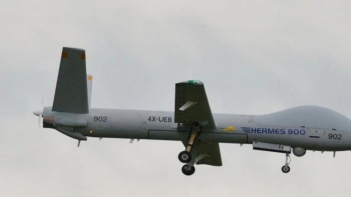 DITEMBAK JATUH - Drone terbaru Israel, Hermes 900