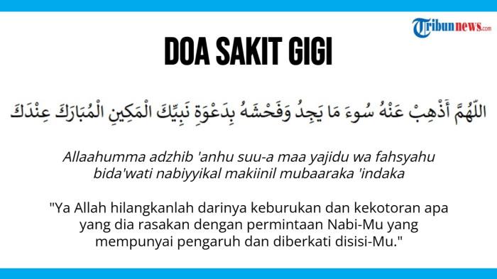 Doa Sakit Gigi agar Hilang Rasa Sakit dan Allah Beri Kesembuhan