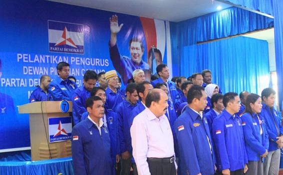 Demokrat Berau Lantik Pengurus Baru