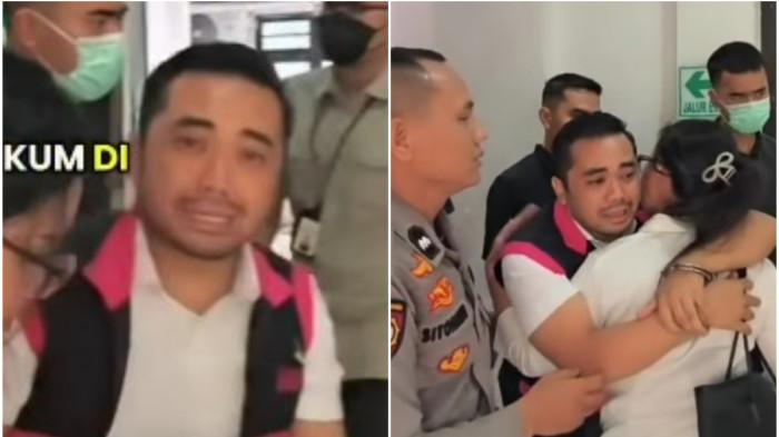 KASUS VIRAL VIDEOGRAFER - Amsal Christy Sitepu, videografer asal Sumatera Utara (Sumut) saat menjalani sidang kasus mark up anggaran desa untuk membuat profil desa-desa di wilayah Kabupaten Karo. Kasusnya viral lewat media sosial.