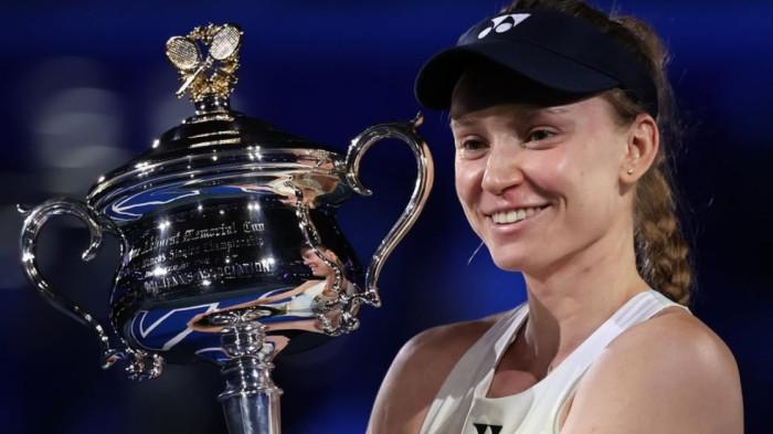 JUARA - Petenis Kazakhstan, Elena Rybakina, menjadi juara Australian Open 2026 dengan mengalahkan Aryna Sabalenka, Sabtu (31/1/2026) di Melbourne Park, Australia.