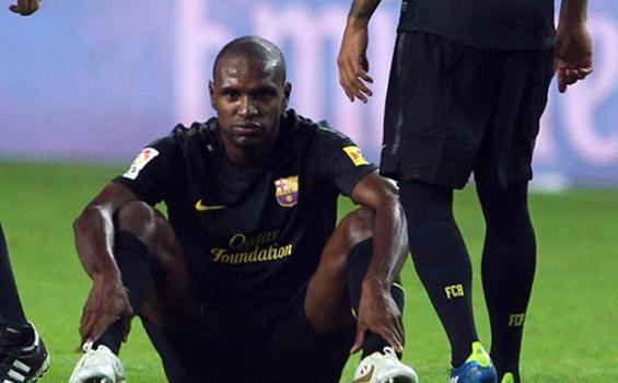 Cedera Hamstring, Abidal Absen Selama 10 Hari