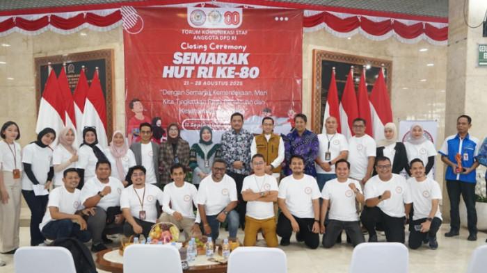 Forum Staf Anggota DPD RI Tutup Rangkaian HUT ke-80 RI, Gotong Royong Jadi Pilar Kinerja Kelembagaan