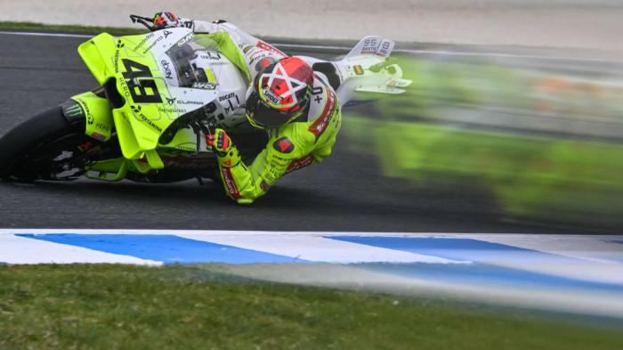 FABIO DIGGIA - Pembalap besutan VR46 Ducati, Fabio di Giannantonio, ketika mengikuti gelaran balap utama atau main race dalam seri MotoGP Australia 2025 di Phillip island, pada 19 Oktober 2025. Diggia ungkap keresahannya soal motor Ducati. (Foto Arsip Oktober 2025). (Foto: Laman Resmi MotoGP)