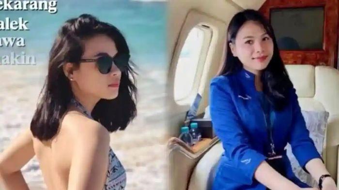 Florencia Lolita Wibisono pramugari Pesawat ATR 42-500