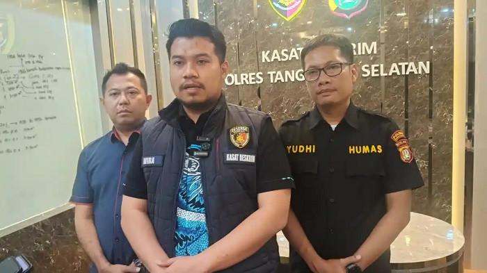 GURU SD DITANGKAP- Kasat Reskrim Polres Tangsel, AKP Wira Graha Setiawan. Polisi Tangerang Selatan bergerak cepat mengamankan terduga pelaku pencabulan anak hanya empat jam setelah laporan diterima