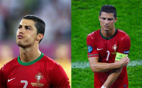 Cristiano Ronaldo Ganti Gaya Rambut saat Ganti Babak