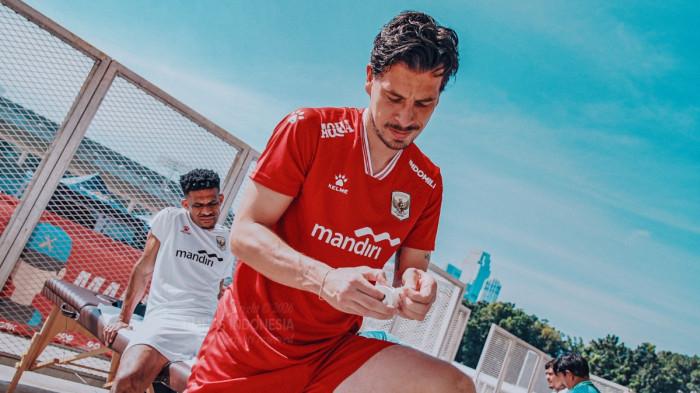 THOM HAYE - Gelandang Timnas Indonesia, Thom Haye sedang bersiap mengikuti pemusatan latihan (TC) untuk persiapan Piala AFF 2026 di Stadion Madya Jakarta, pada Rabu (27/5/2026).