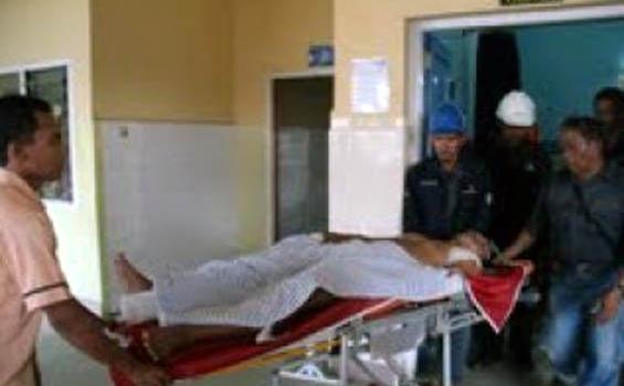 Kaki Gomunta Patah Terseret Rantai Kapal Isap Seberat 5 Ton