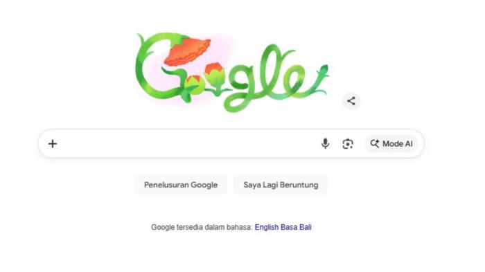 GOOGLE DOODLE HARI IBU - Tangkapan layar Google pada Senin (22/12/2025). Seperti tahun-tahun sebelumnya, Google turut merayakan Hari Ibu Nasional 2025 melalui sebuah Google Doodle.