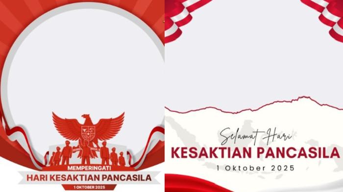 HARI KESAKTIAN PANCASILA - Hari Kesaktian Pancasila diperingati pada Rabu 1 Oktober 2025, berikut link twibbon Hari Kesaktian Pancasila 2025. (Tangkap layar Twibbonize)
