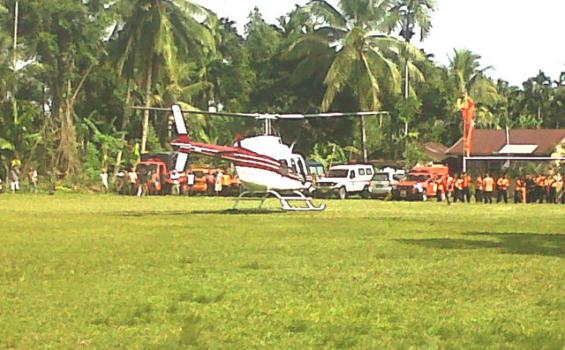 Helikopter tak Bisa Mendarat di Lokasi Jatuhnya Pesawat