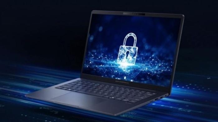 Ilustrasi laptop yang dilengkapi perlindungan ekstra