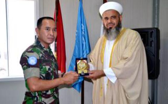 Satgas Indobatt Terima Kunjungan Tokoh Agama Lebanon Selatan