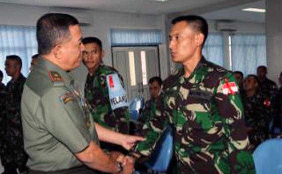Komandan PMPP TNI Buka Latihan Persiapan Satgas Lebanon