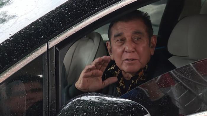 JAPTO DIPERIKSA KPK - Ketua Umum Majelis Pimpinan Nasional (MPN) Pemuda Pancasila (PP), Japto Soerjosoemarno, usai menjalani pemeriksaan di Gedung Merah Putih Komisi Pemberantasan Korupsi (KPK), Jakarta Selatan, Selasa (10/3/2026).
