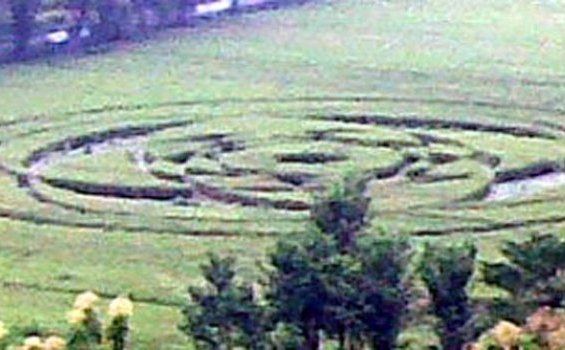 Sawah Kejatuhan 'UFO' Jumadi Rugi Rp 750 Ribu