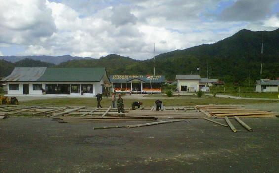 Bandara Long Bawan, Krayan Dipenuhi TNI