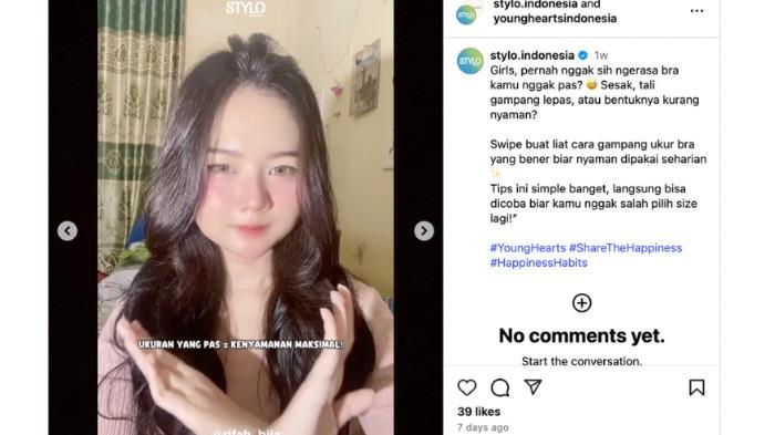 EDUKASI REMAJA - Peserta kampanye Hearts Beyond with Stylo berbagi pengalaman menemukan ukuran bra yang tepat melalui program Try and Review.