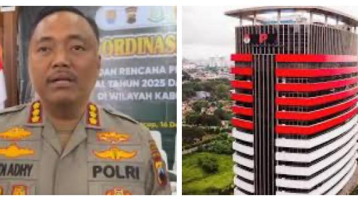 KLARIFIKASI THR - Kapolresta Cilacap Budi Adhy Buono menegaskan tidak terlibat dugaan aliran dana kasus pemerasan THR yang menyeret Syamsul Auliya Rachman.