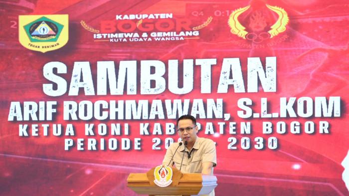 Ketua KONI Kabupaten Bogor 2026-2030, Arif Rochmawan