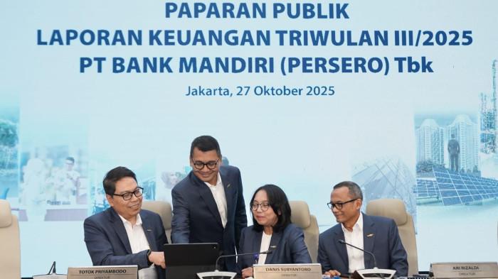 Bank Mandiri Cetak Laba Bersih Rp 37,7 Triliun di Kuartal III 2025