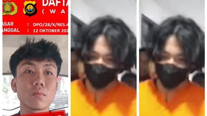 BURONAN KASUS NARKOBA - (kiri) M Alung Ramadhan alias Alung saat menjadi Daftar Pencarian Orang (DPO) kasus peredaran gelap narkotika Oktober 2025 setelah kabur saat hendak di-BAP.  (kanan) alung ditangkap, Kamis (16/4/2026) sekira pukul 03.30 WIB oleh Tim Opsnal Subdit II Direktorat Reserse Narkoba Polda Jambi.