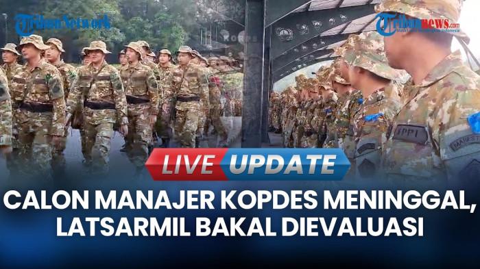 CALON MANAJER KOPDES - Menteri Sekretaris Negara (Mensesneg) Prasetyo Hadi memastikan pemerintah akan melakukan evaluasi terhadap pelaksanaan Latihan Dasar Kemiliteran (Latsarmil) menyusul meninggalnya tiga peserta calon manajer Koperasi Desa/Kelurahan Merah Putih (Kopdes Merah Putih) dan Kampung Nelayan Merah Putih (KNMP). Hal itu disampaikannya di Kompleks Parlemen, Senayan, Jakarta, Jumat (26/6/2026).