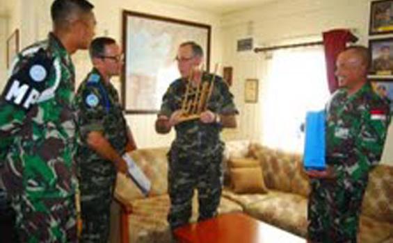 Dansatgas Konga XXV-D/UNIFIL Kunjungi Dansektor Timur UNIFIL