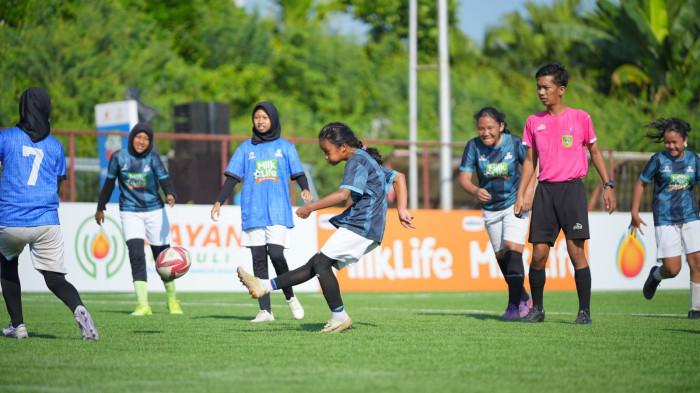 Laga final KU 12 MilkLife Soccer Challenge Samarinda Seri 2 2025 - 2026.