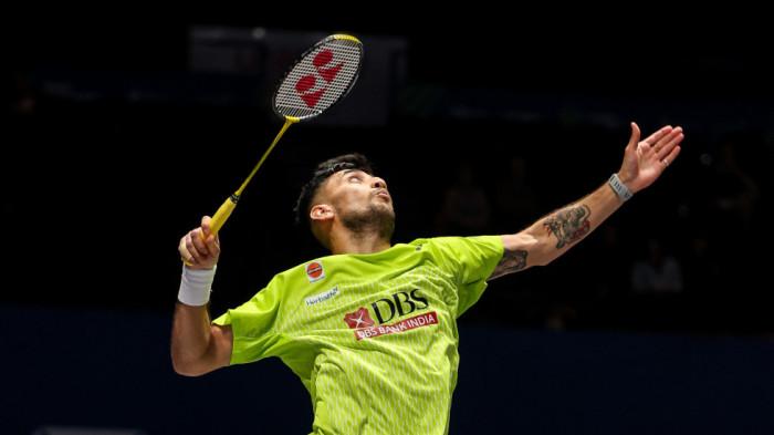 ALL ENGLAND - Pebulu tangkis India, Lakshya Sen ketika bertanding dalam gelaran All England 2026 babak 32 besar di Utilita Arena, Birmingham, Inggris, pada Rabu (4/3/2026). (Foto: BWF)