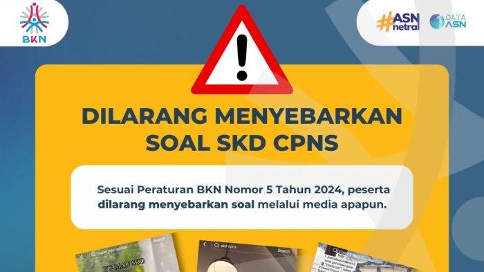 Apa Sanksi Peserta yang Sebar soal SKD CPNS 2024? Berikut Daftar Pelanggaran dan Sanksi